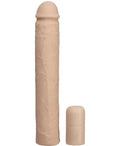 Beige cylindrical sleeve extender set with long and short pieces