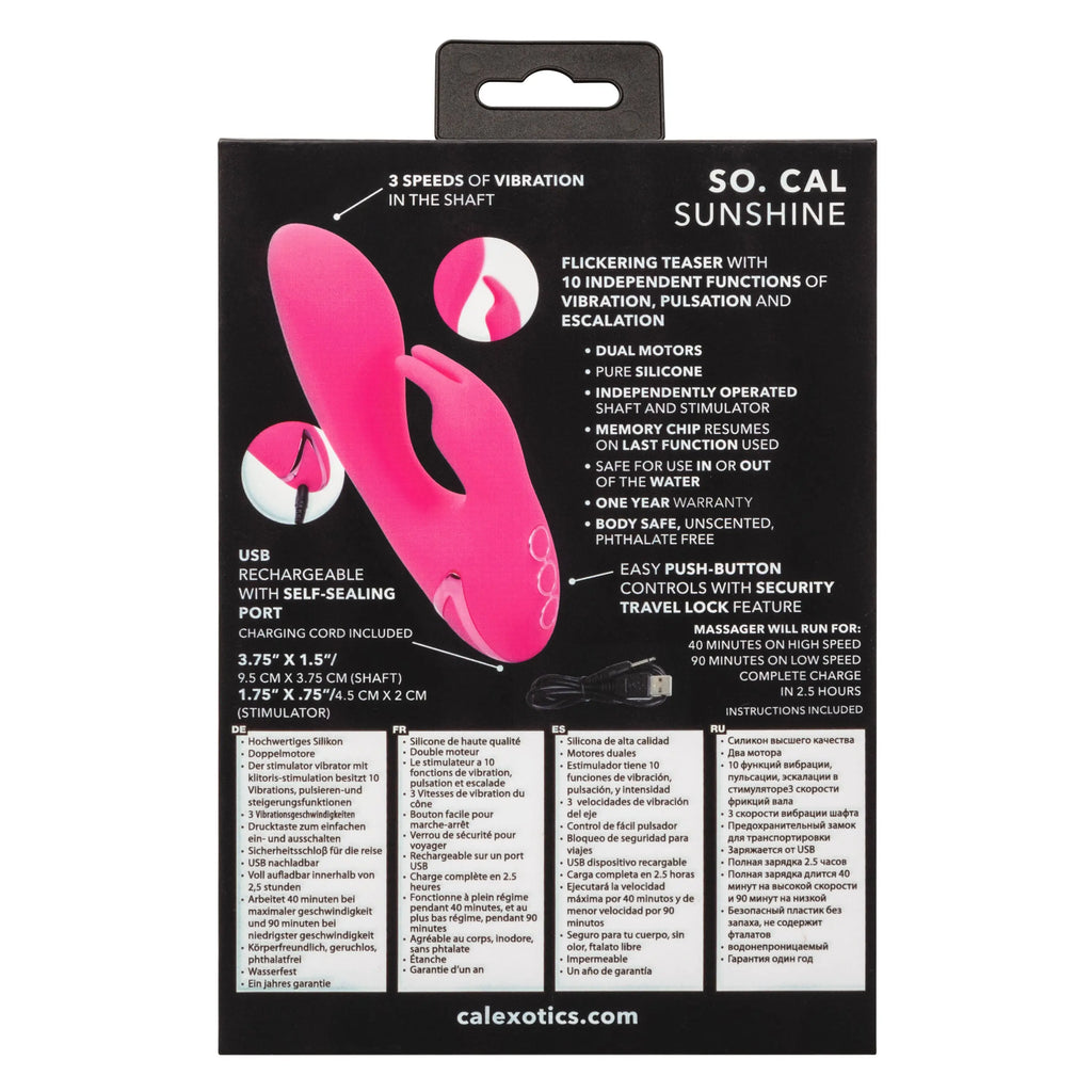 California Dreaming So. Cal Sunshine - Pink – body-safe materials | Fu'Cha Exotics