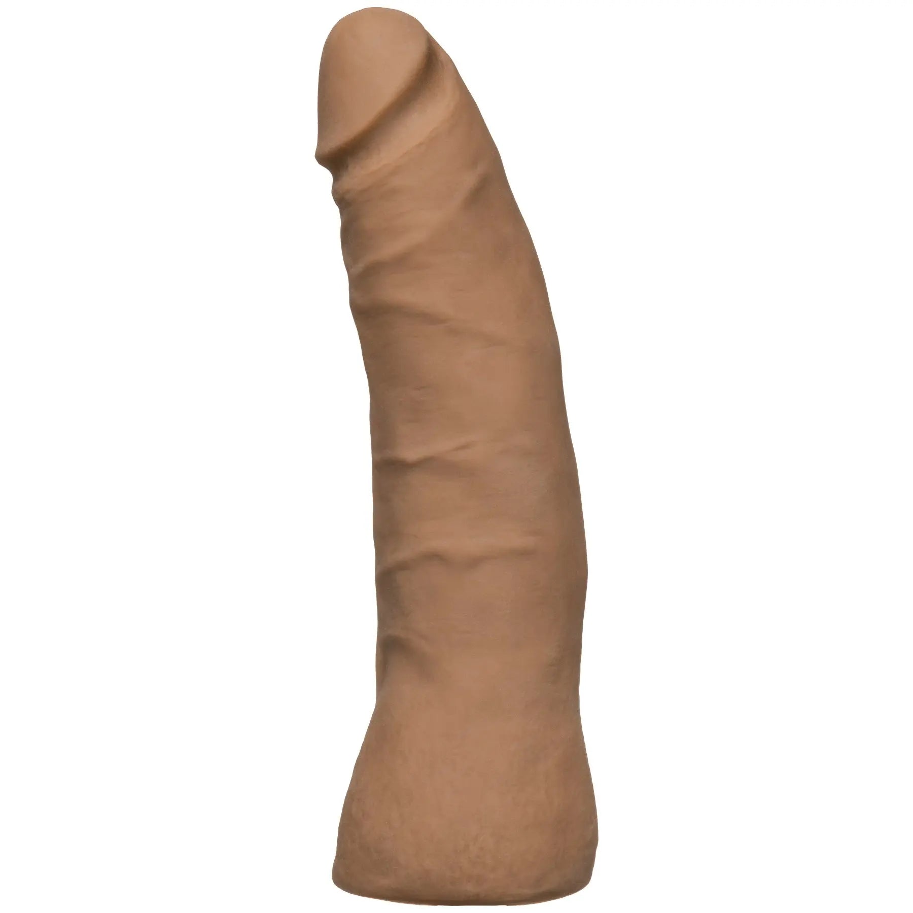 Vac-U-Lock ultraskyn thin dong, caramel-brown realistic shaft with tapered tip