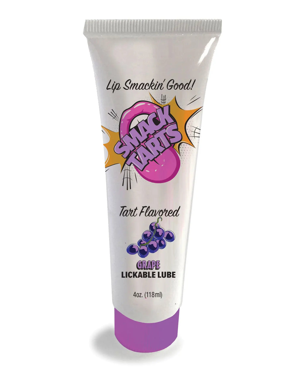Smack Tarts 4oz Lickable Flavored Lubricant-Grape – body-safe materials | Fu'Cha Exotics