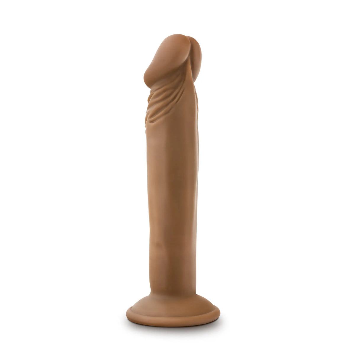 Dr. Skin - Dr. Small - 6 Inch Dildo - Mocha – body-safe materials | Fu'Cha Exotics