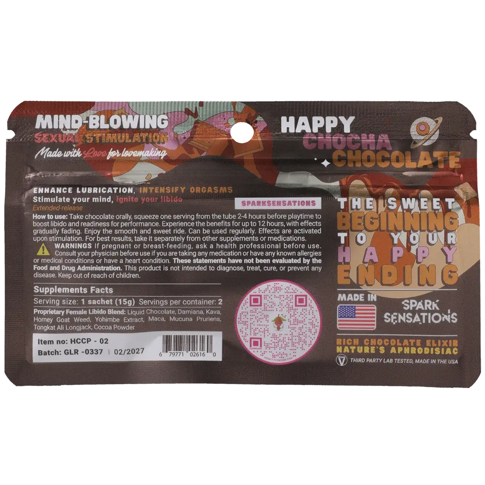 Happy Chocha (Hers) Chocolate - 12 Pack Display – body-safe materials | Fu'Cha Exotics
