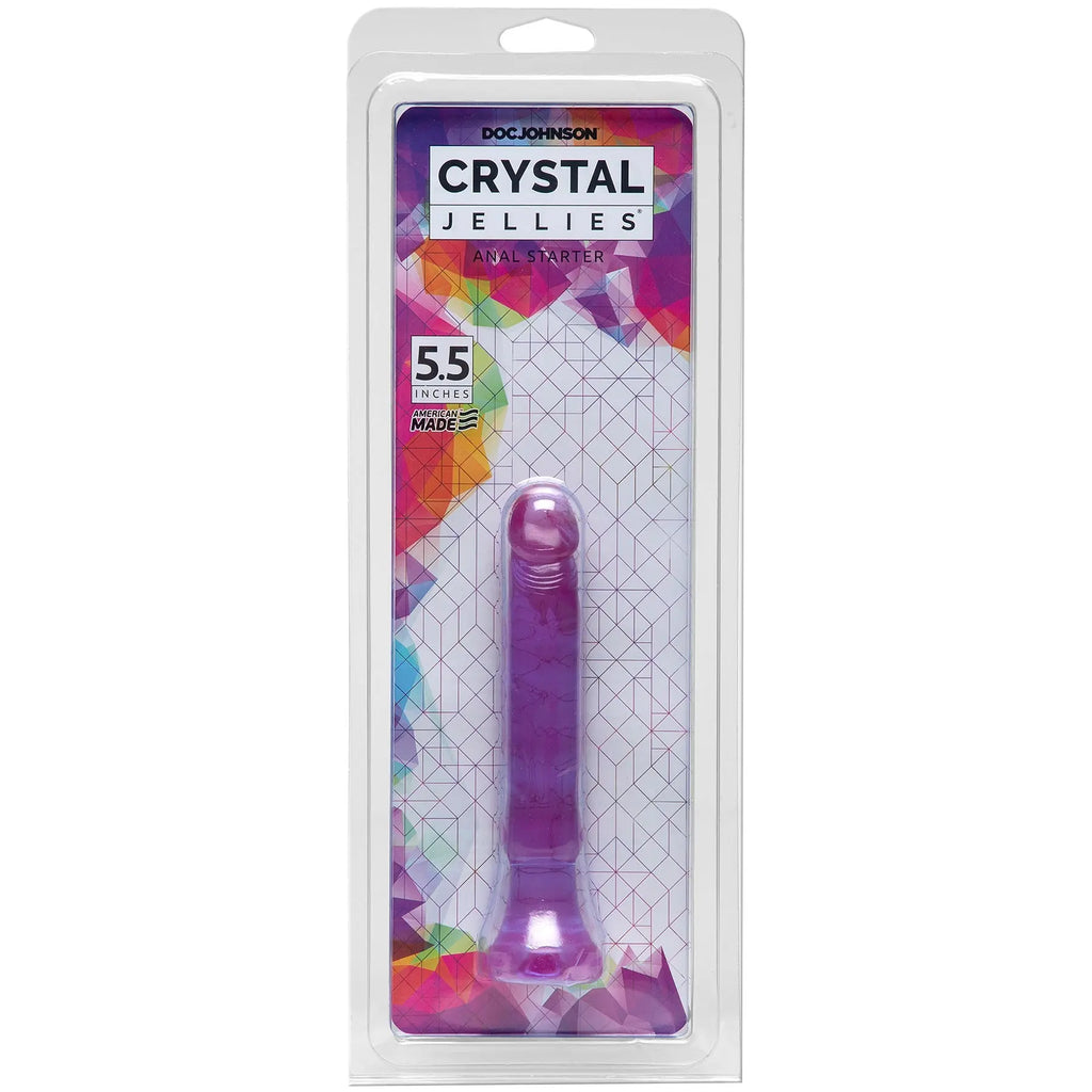 Crystal Jellies Anal Starter - Purple – body-safe materials | Fu'Cha Exotics