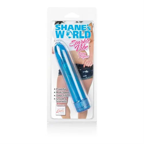 Shanes World Sparkle Vibes - Blue – body-safe materials | Fu'Cha Exotics
