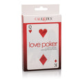 Love Poker card game box with red hearts and playing cards