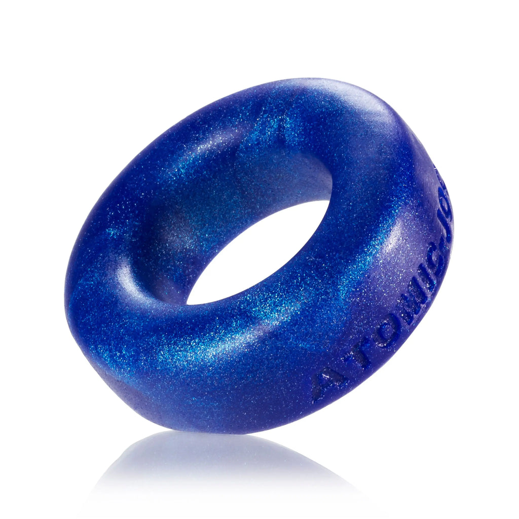 Cock T Comfort Cockring by Atomic Jock Silicone Smoosh - Blueballs – body-safe silicone | Fu'Cha Exotics
