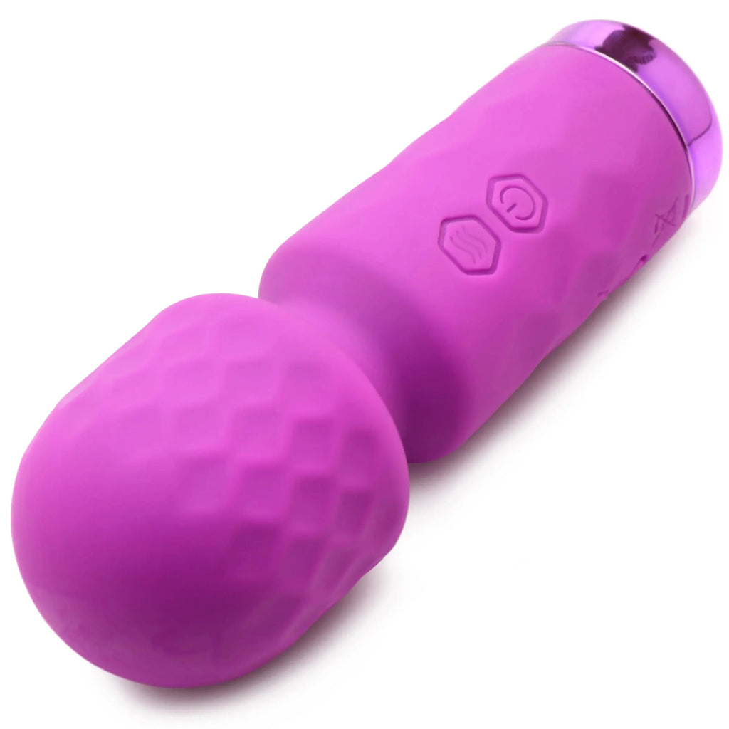 10x Mini Silicone Wand - Purple – body-safe silicone 10 vibration modes | Fu'Cha Exotics