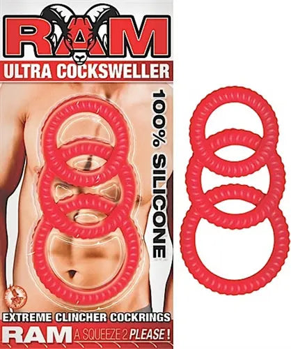 Ram Ultra Cocksweller - Red – body-safe silicone | Fu'Cha Exotics
