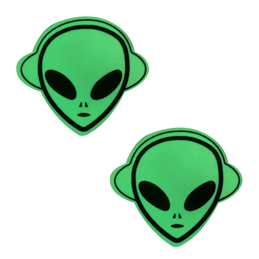 Glow in the Dark Alien Pasties – body-safe materials | Fu'Cha Exotics