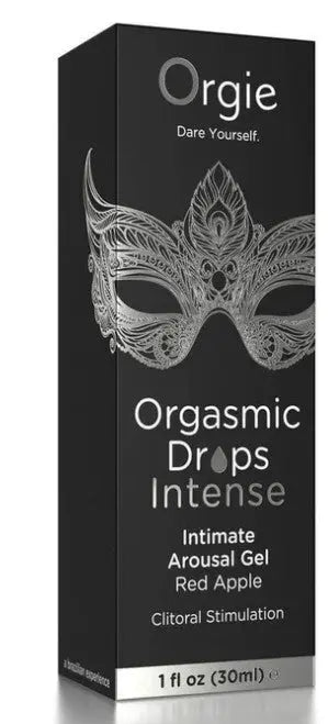 Orgasmic Drops 1oz Intimate Arousal Gel Red Apple – body-safe materials | Fu'Cha Exotics