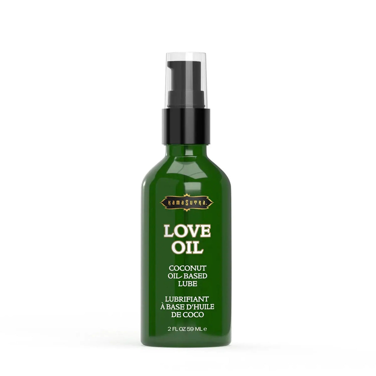 Love Oil Coconut Oil Based 2 Oz – body-safe materials | Fu'Cha Exotics