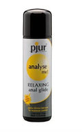 pjur analyse anal glide relaxing lubricant bottle with black cap