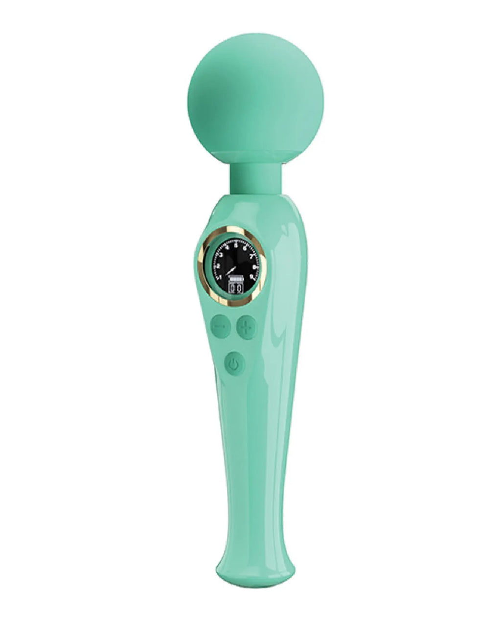 Skylar - Led Digital Display Wand - Turquoise – body-safe silicone USB-rechargeable | Fu'Cha Exotics