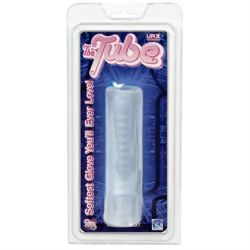 Clear ultraskyn tube in clear blister package with blue label
