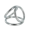 Interlocking metal rings, medium, 1.75 inch diameter