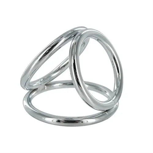 Interlocking metal rings, medium, 1.75 inch diameter
