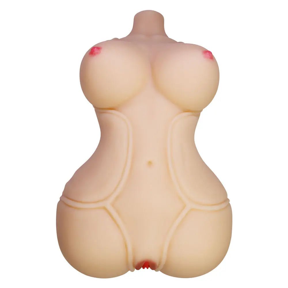 Diana - Vagina and Anal Masturbator - White – body-safe materials | Fu'Cha Exotics