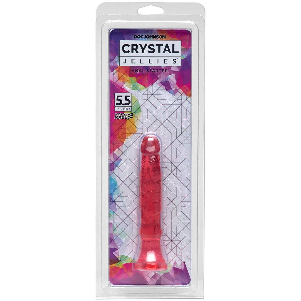 Crystal Jellies Anal Starter - Pink – body-safe materials | Fu'Cha Exotics
