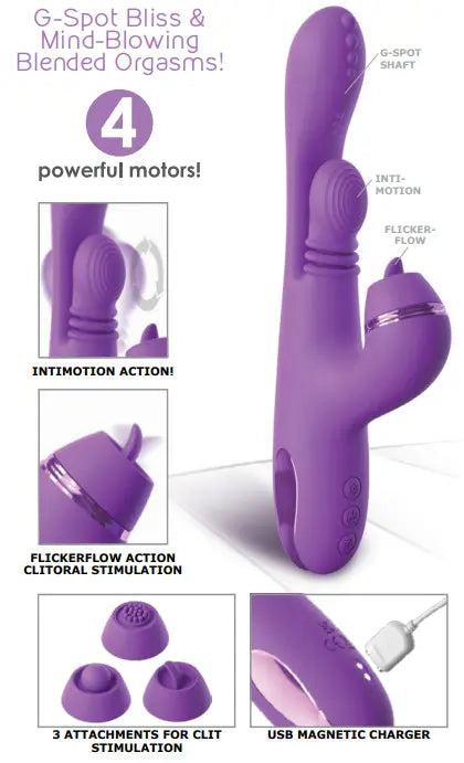 Fantasy for Her Intimotion Pulse Pro - Purple – body-safe materials | Fu'Cha Exotics