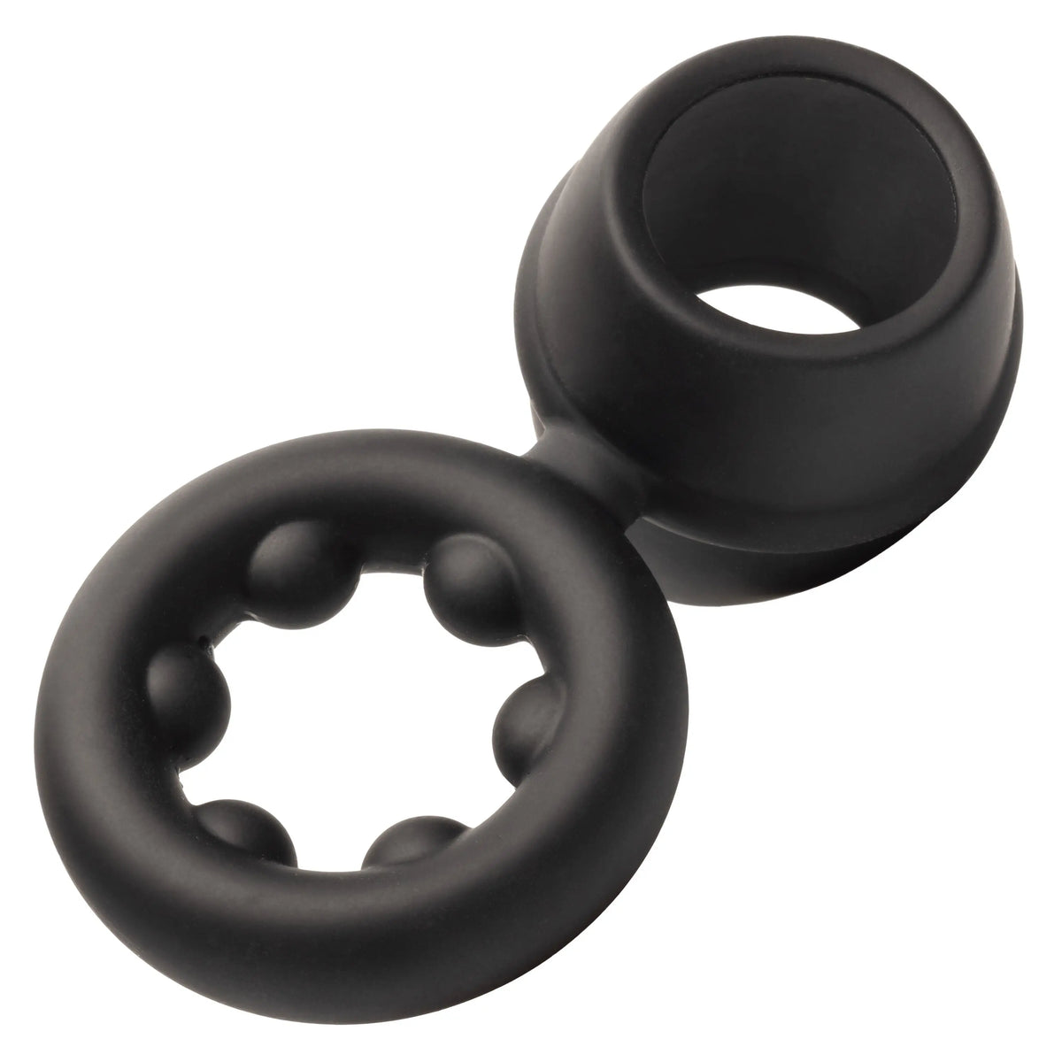 Alpha Liquid Silicone Dual Support Magnum Ring - Black – body-safe materials | Fu'Cha Exotics