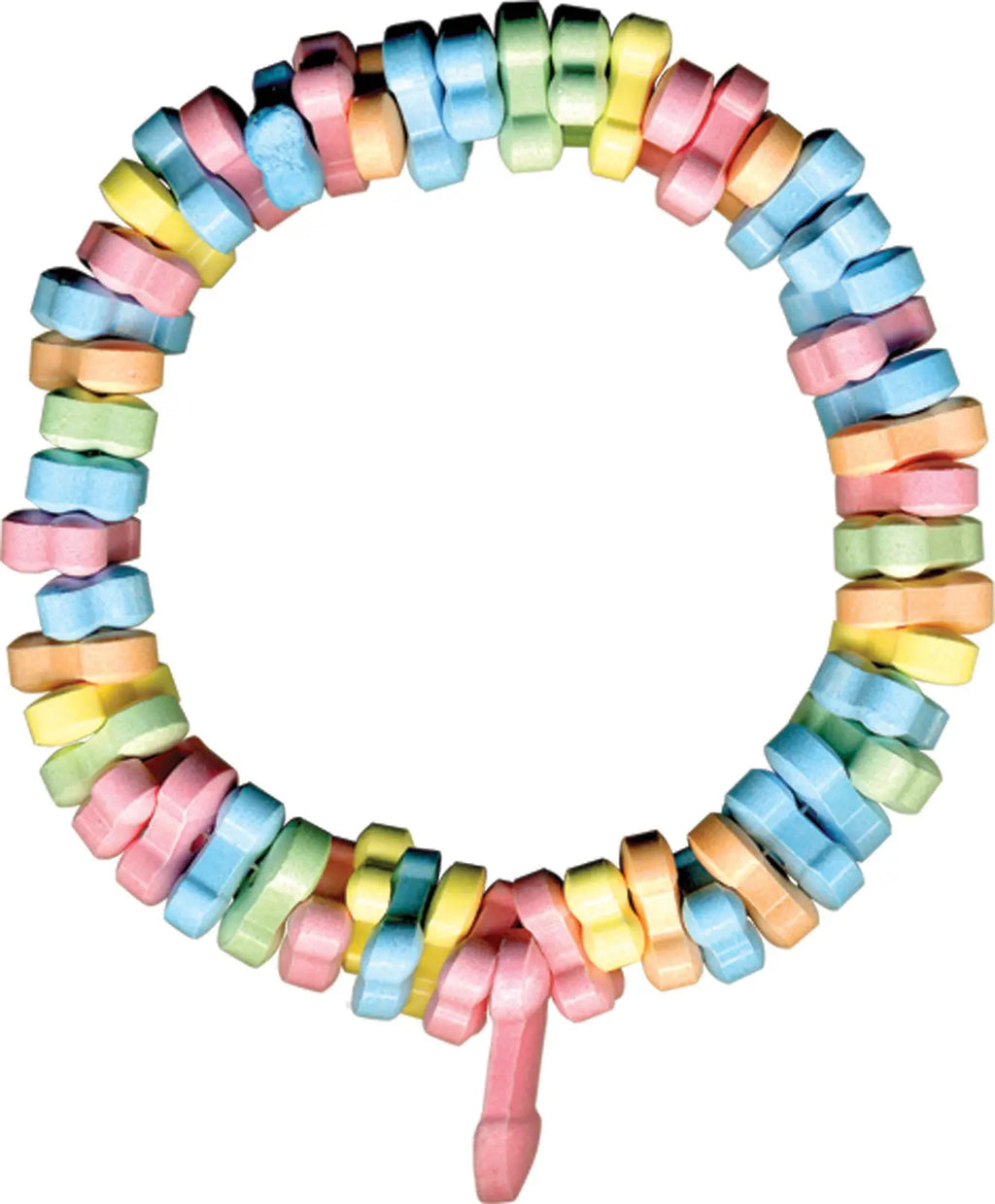 Rainbow Penis Candy Necklace – body-safe materials | Fu'Cha Exotics