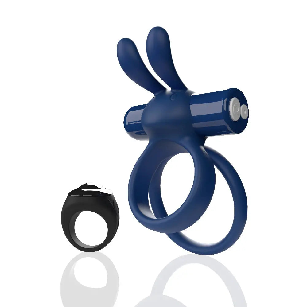 Screaming O Remote Controlled Ohare XL Vibrating Ring - Blue – body-safe materials | Fu'Cha Exotics