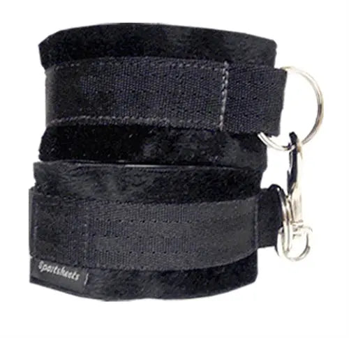 Soft Cuffs - Black – genuine leather adjustable intensity | Fu'Cha Exotics