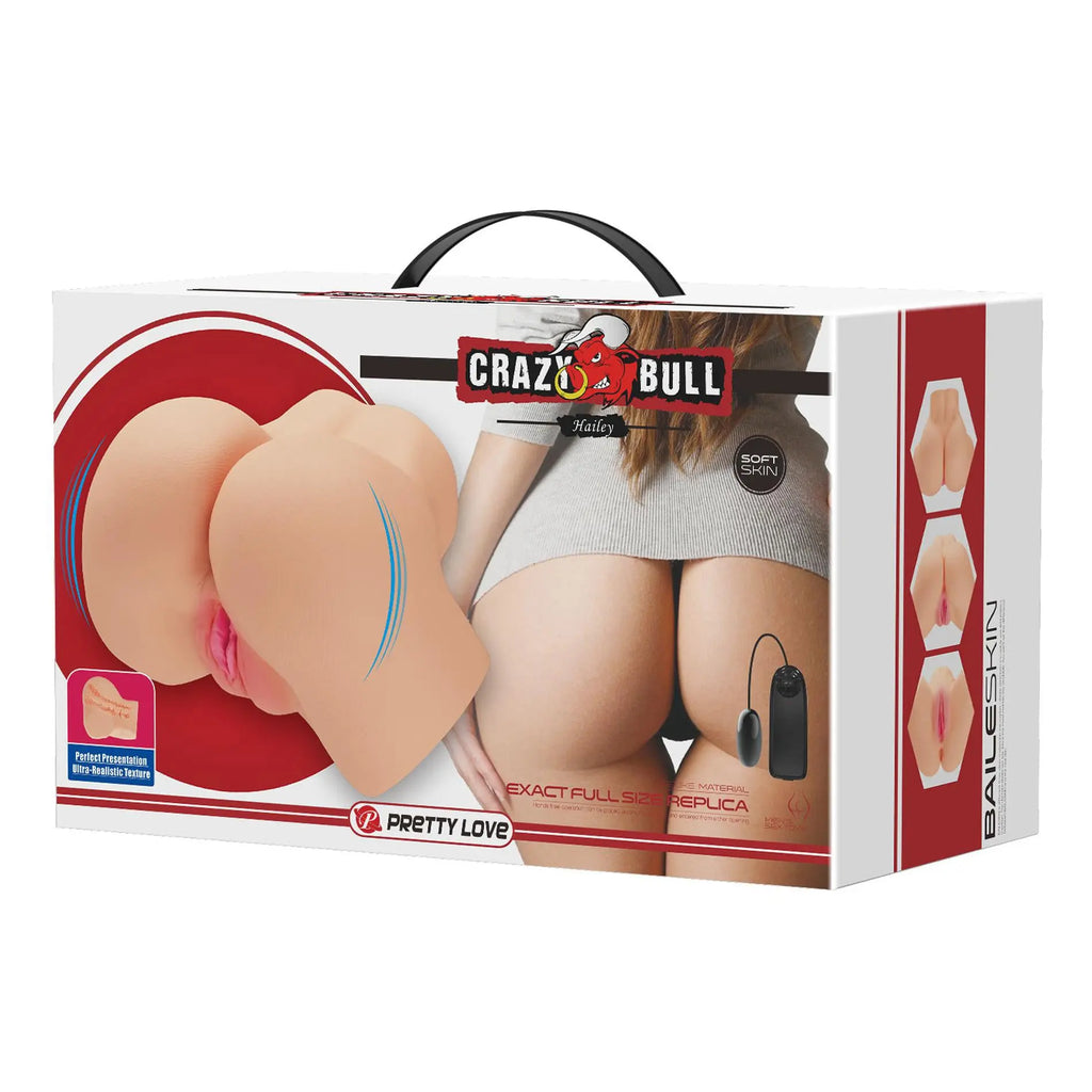 Hailey Realistic Vagina and Ass Vibrator - Light – body-safe materials fully waterproof | Fu'Cha Exotics