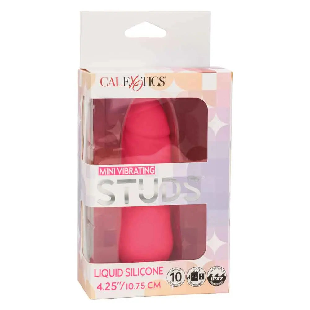 Mini Vibrating Studs - Pink – body-safe silicone 10 vibration modes | Fu'Cha Exotics