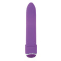 Purple mini vibe massager with tapered tip and rounded end cap