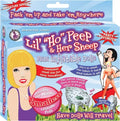 Lil' Ho' Peep & Her Sheep mini inflatable dolls set, party favor figurines