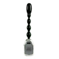 Black bendable silicone power rod with beaded probe and metal scoop end