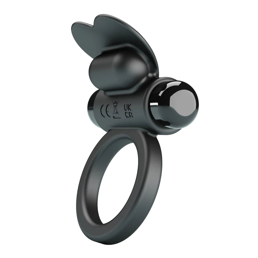 Vibrating Penis Ring Debonaire - Black – body-safe silicone fully waterproof | Fu'Cha Exotics