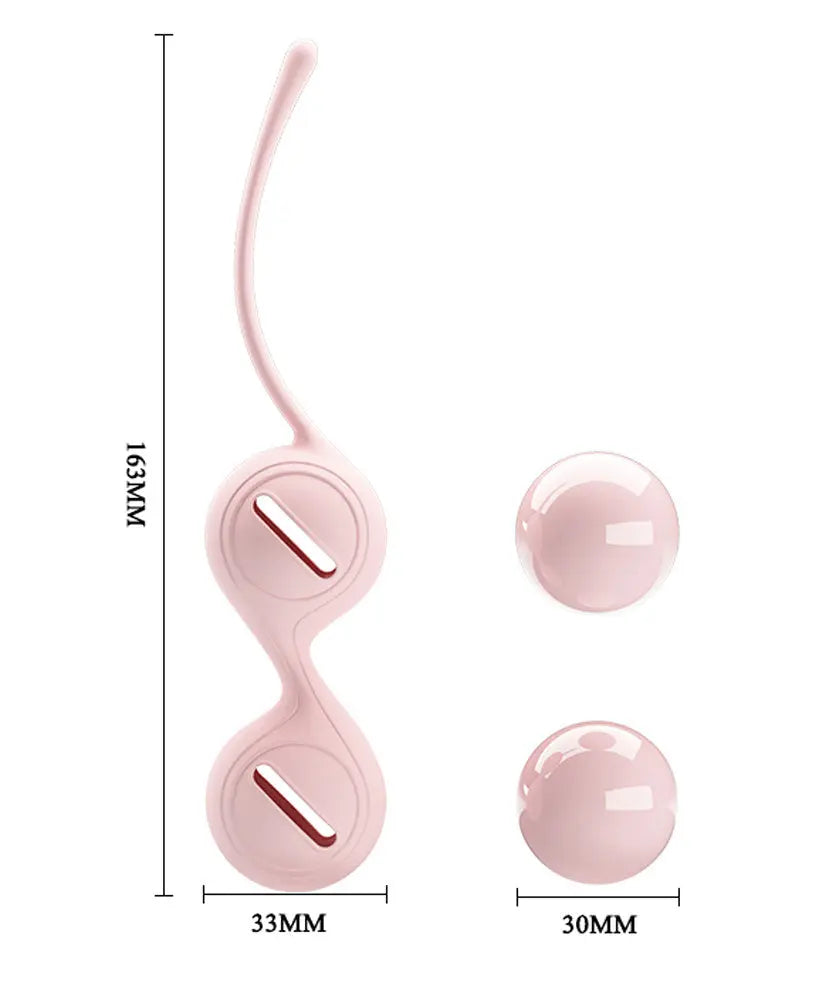 Pretty Love - Kegel Tighten Up 1 - Light Pink – body-safe materials | Fu'Cha Exotics