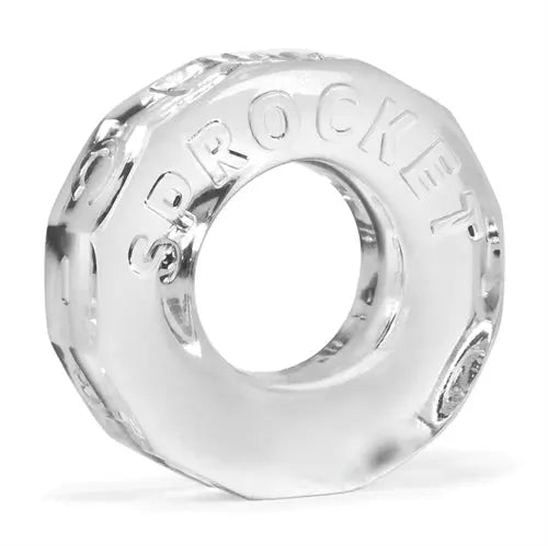 Sprocket Cockring Atomic Jock - Clear – body-safe materials | Fu'Cha Exotics