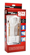 Penile Aide by Size Matters penis aide packaging with clear pouch and handles