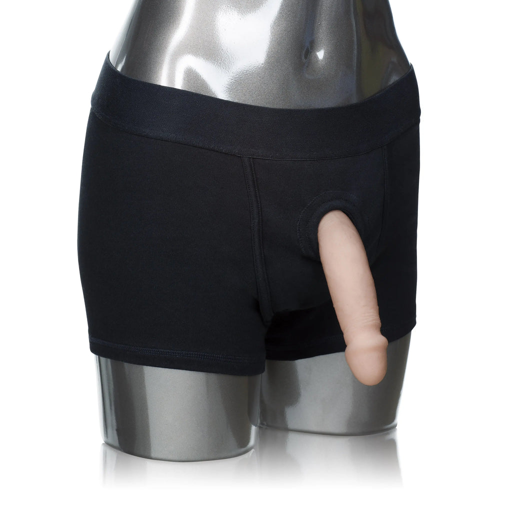 Packer Gear Boxer Brief Harness - Large/extralarge - Black – body-safe materials | Fu'Cha Exotics