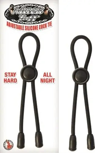 Mack Tuff Adjustable Silicone Cock Tie - Black – body-safe silicone adjustable intensity | Fu'Cha Exotics