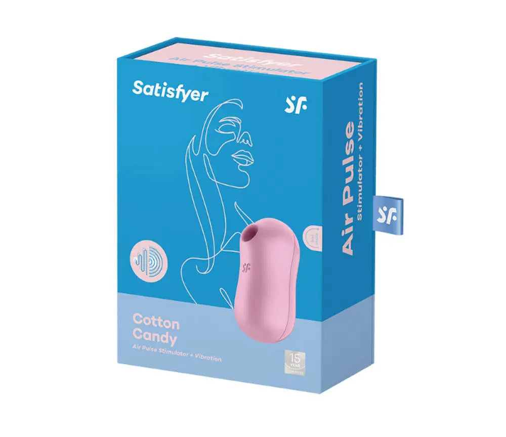Satisfyer Cotton Candy - Air Pulse Stimulator Plus Vibrator - Lilac – body-safe materials fully waterproof | Fu'Cha Exotics