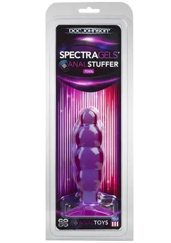 Spectragels Anal Stuffer - Purple – body-safe silicone | Fu'Cha Exotics