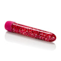 Pink leopard print handheld massager with textured grip