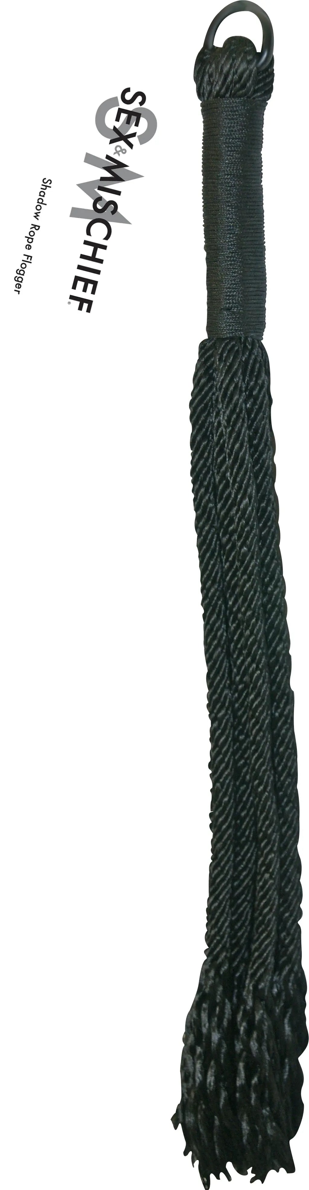 Sex and Mischief Shadow Rope Flogger – genuine leather | Fu'Cha Exotics