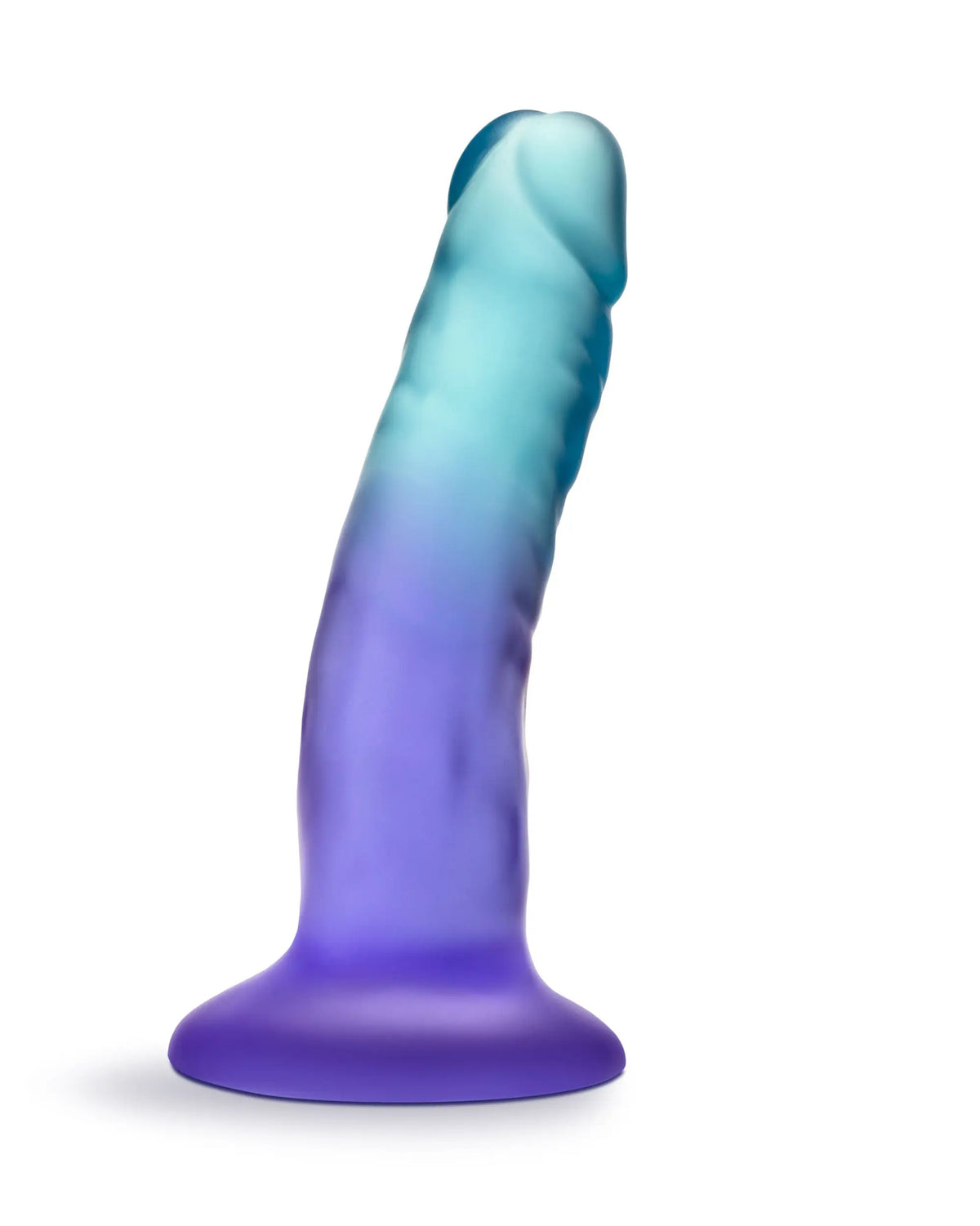 B Yours - Morning Dew - 5 Inch Dildo - Sapphire – body-safe materials | Fu'Cha Exotics