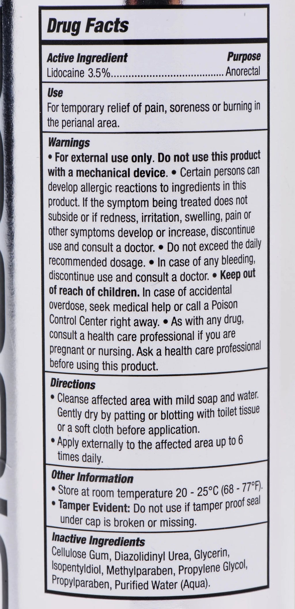 Passion Anal Desensitizing Lubricant - 3.5 Percent Lidocaine - 8.25 Fl. Oz. – body-safe materials | Fu'Cha Exotics