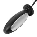 Electrosex torpedo plug (small), black with rounded tip and cable