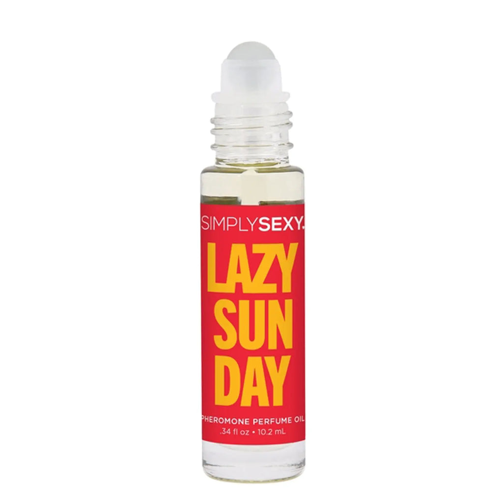 Simply Sexy Pheromone Perfume Oil Lazy Sunday Roll on .34 Oz – body-safe materials | Fu'Cha Exotics