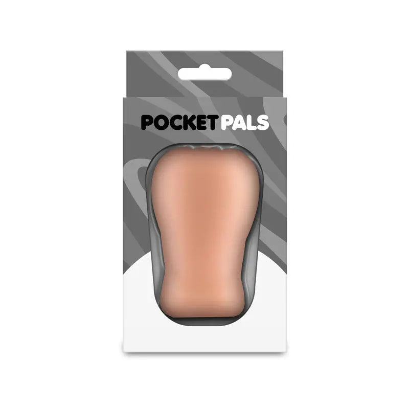 Pocket Pals- Anal Stroker - Tan – body-safe TPE | Fu'Cha Exotics