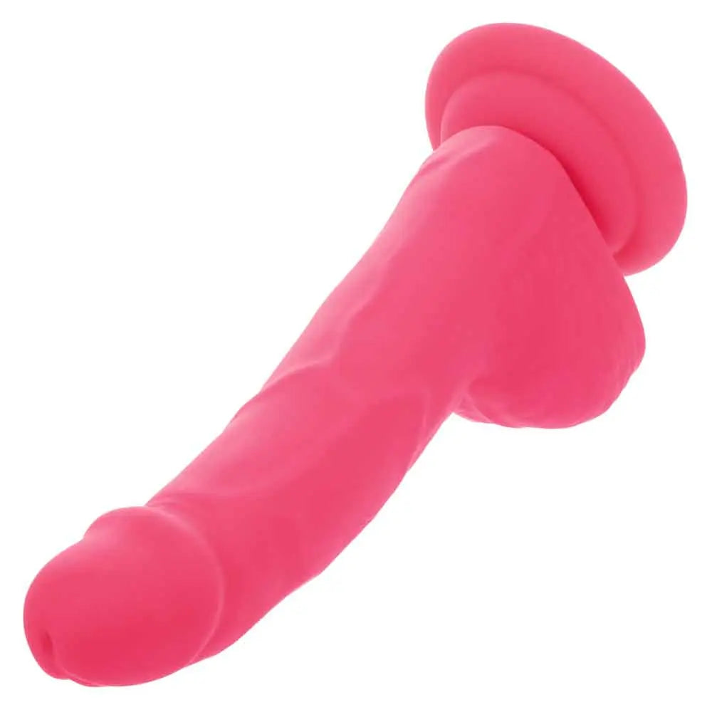 Neon Silicone Studs 6 Inch - Pink – body-safe materials | Fu'Cha Exotics