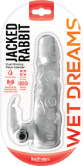 Jack Rabbit Dual Vibrating Extender - Clear