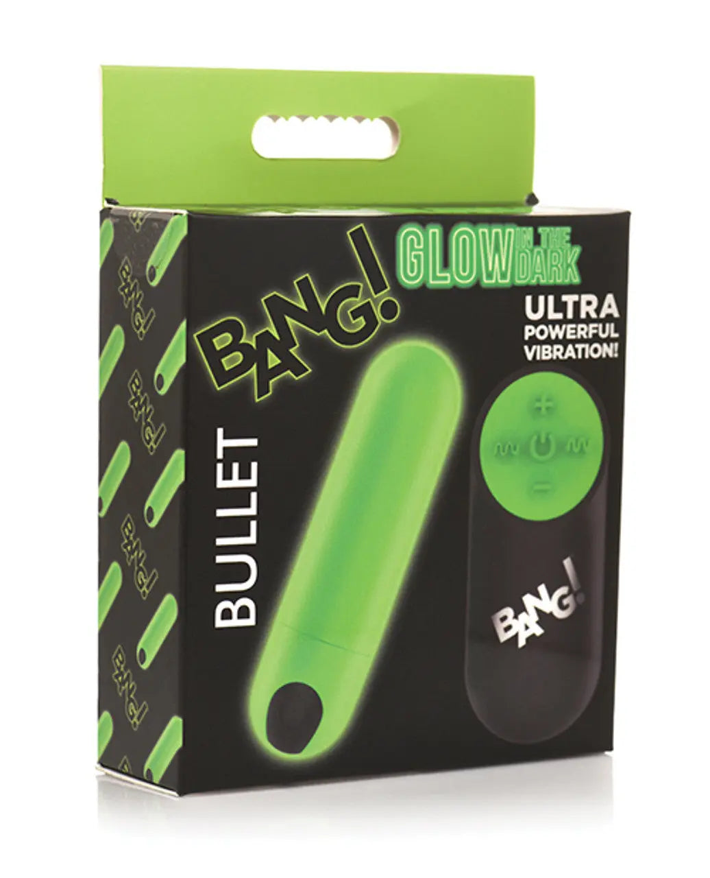 Glow in the Dark Bullet With Remote - Green – body-safe materials | Fu'Cha Exotics